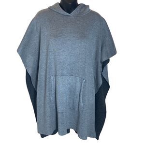 Lululemon all in a day hooded poncho gray one size cashmere